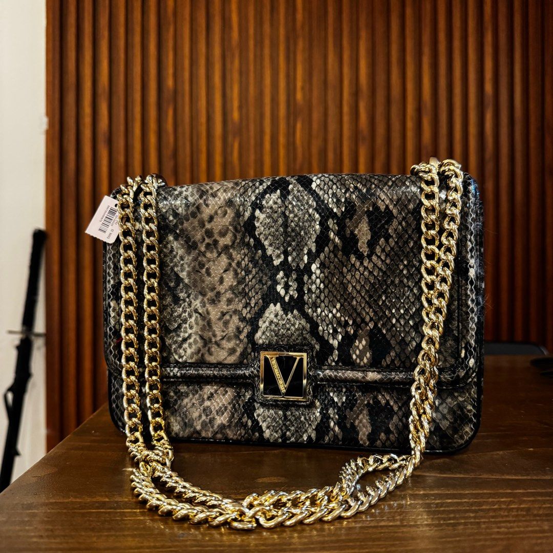 Victoria secret snakeskin bag on sale
