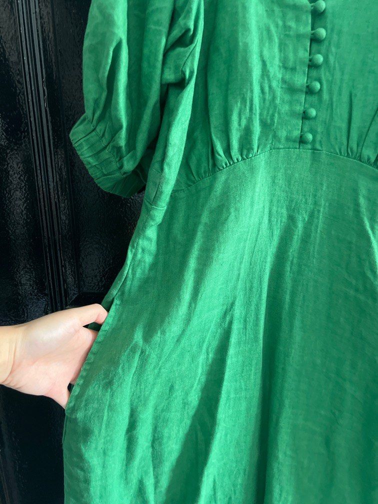 Witchery linen dress, Women's Fashion, Dresses & Sets, Dresses on Carousell