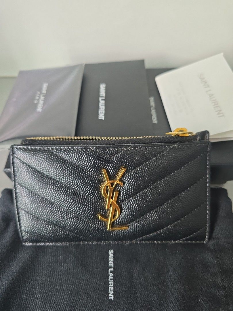 Yves Saint Laurent (YSL) Cassandre Matelassé Fragments Card case