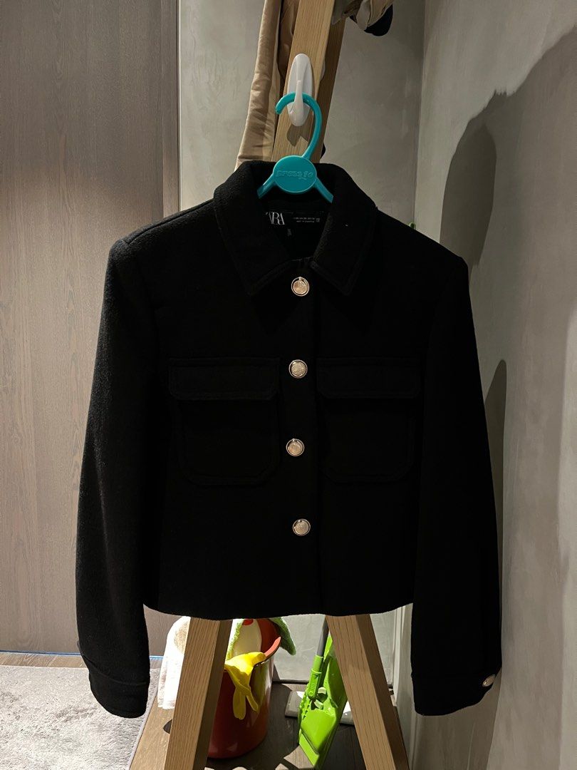 Blazer Zara Coat With Metal Buttons ZARA DOUBLE BREASTED FROCK