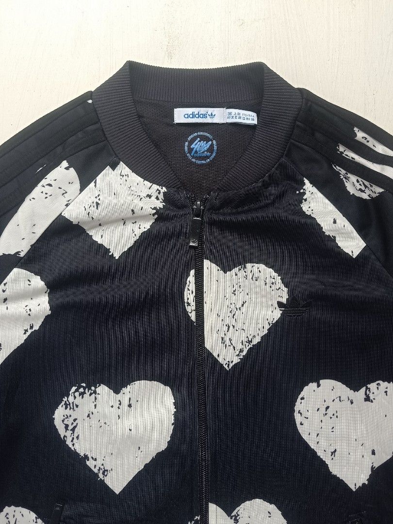 Adidas heart jacket cheap