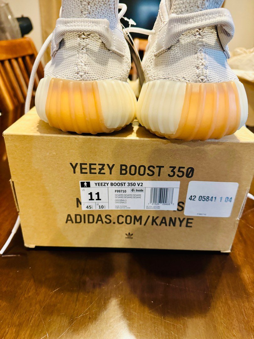 Adidas Yeezy Sesame V2 Size 11 US