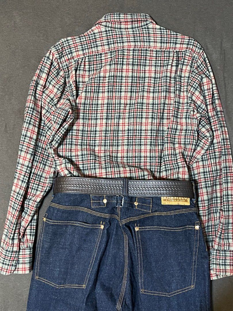 トップス atlast&co butcher products wool shirt Atlast & Co Butcher Products Wool Shirt Olive Khaki Size 16