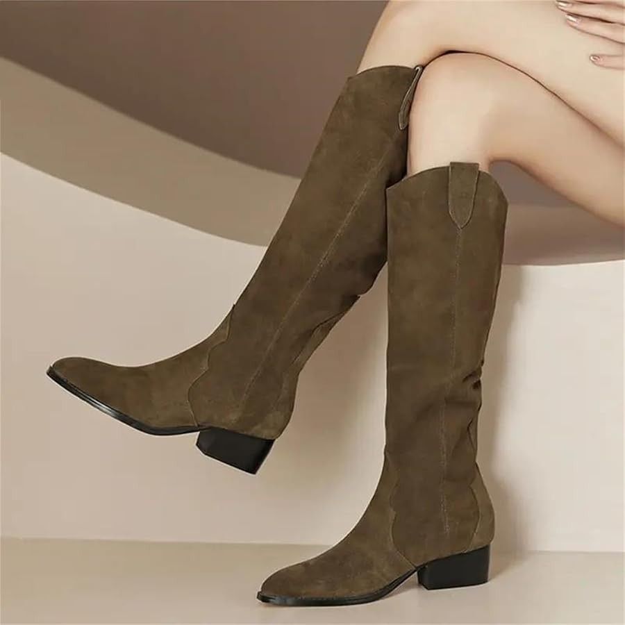 Auth Suede high boots size 6-6.5 perfect for winter (Category: Boots) located in Paranaque City. Submitted by egg_shells (Listing ID 1335635538, Image 1). Description: in almost new condition very comfy, soft and warm bought from Shanghai China.