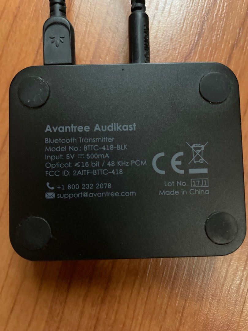 Avantree audikast bluetooth transmitter clearance