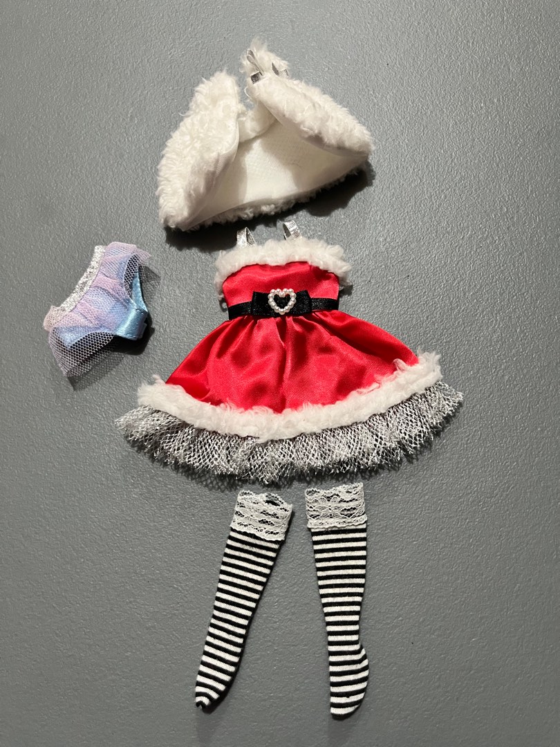 Barbie Doll Santa Outfit Hobbies Toys Toys Games on Carousell