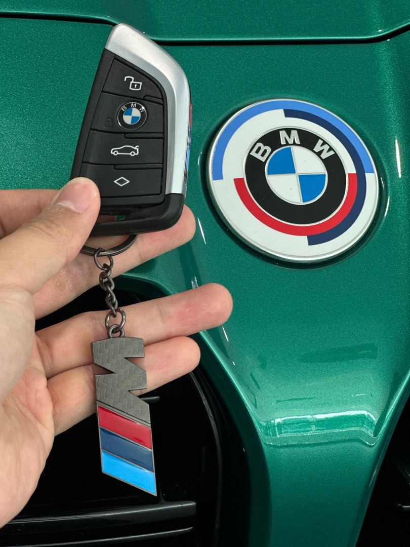 BMW M PERFORMANCE Carbon Logo Keychain, Mobile Phones & Gadgets, Mobile ...