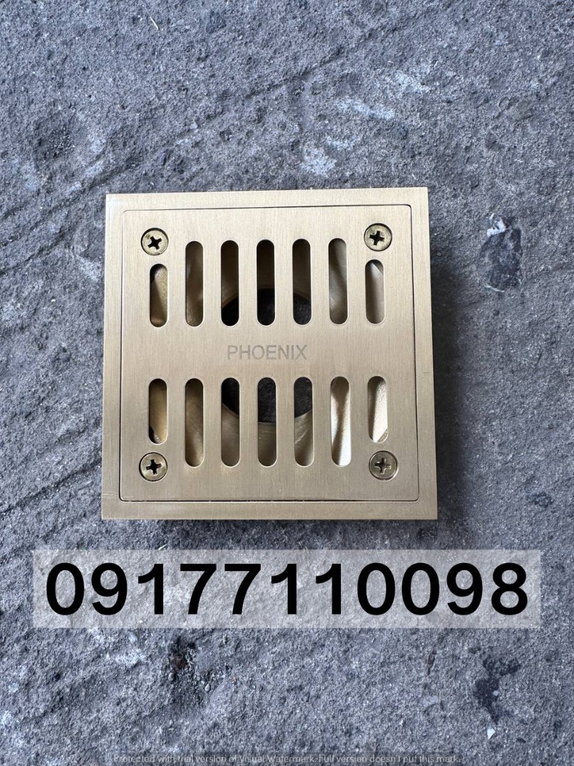Brass Floor Drain (P-112), Commercial & Industrial, Construction Tools ...