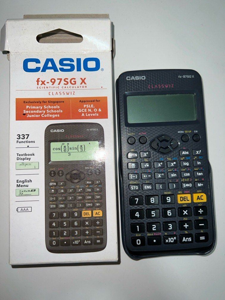 Casio fx 97SGX Calculator Hobbies Toys Stationery Craft Stationery School Supplies on Carousell