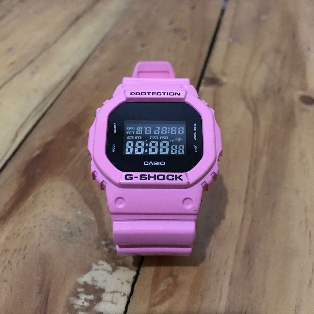 Casio G-Shock DW 5600 BBN Custom Original Glossy Pink