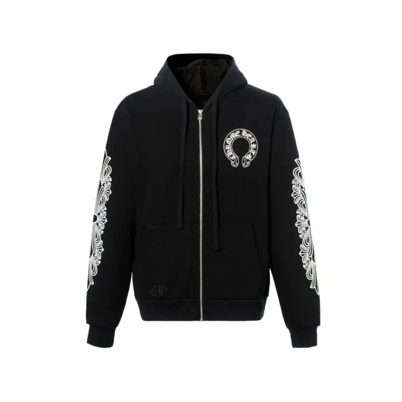 Chrome Hearts Hoodie Black Men s Fashion Coats Jackets and Outerwear on Carousell