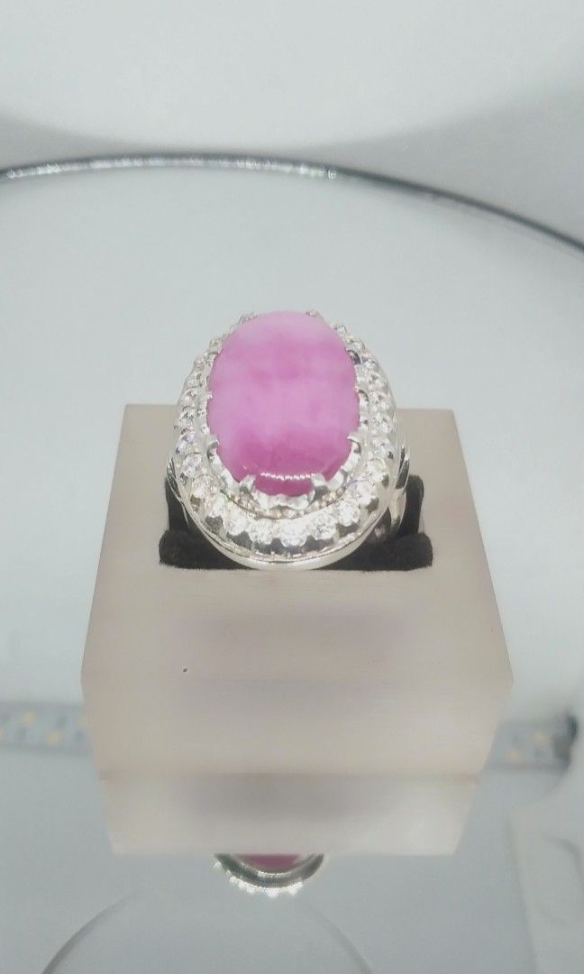 Cincin perak Delima/ Ruby (Category: Jewelry) located in Kuala Lumpur. Submitted by zakei_zein (Listing ID 1335681681, Image 3). Description: cincin perak batu delima 15ct saiz 21.