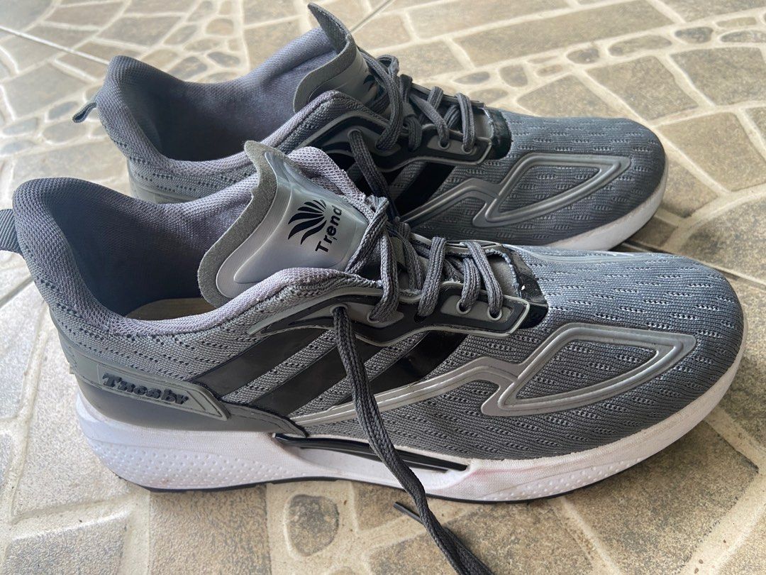 Gray rubber shoes sales