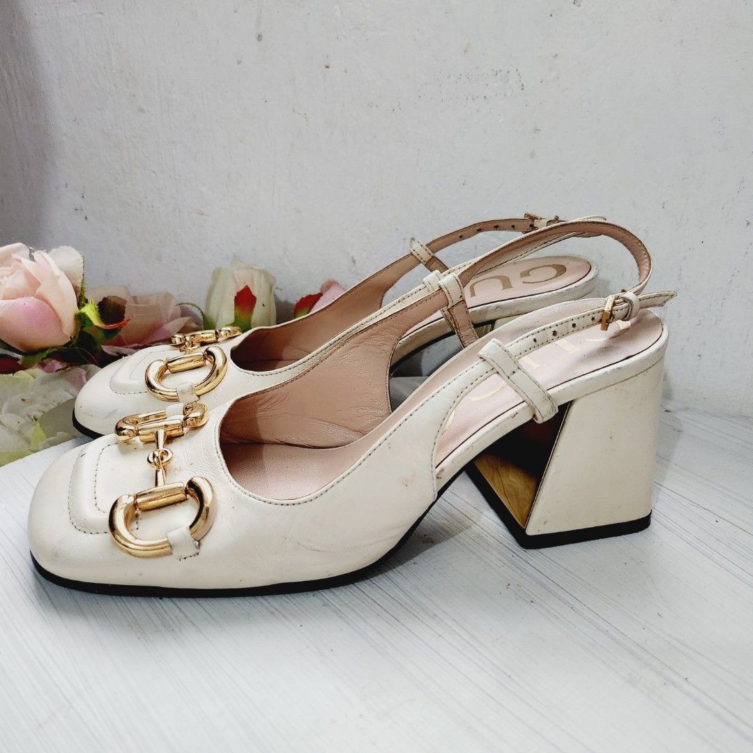 Gucci horsebit slingback sale