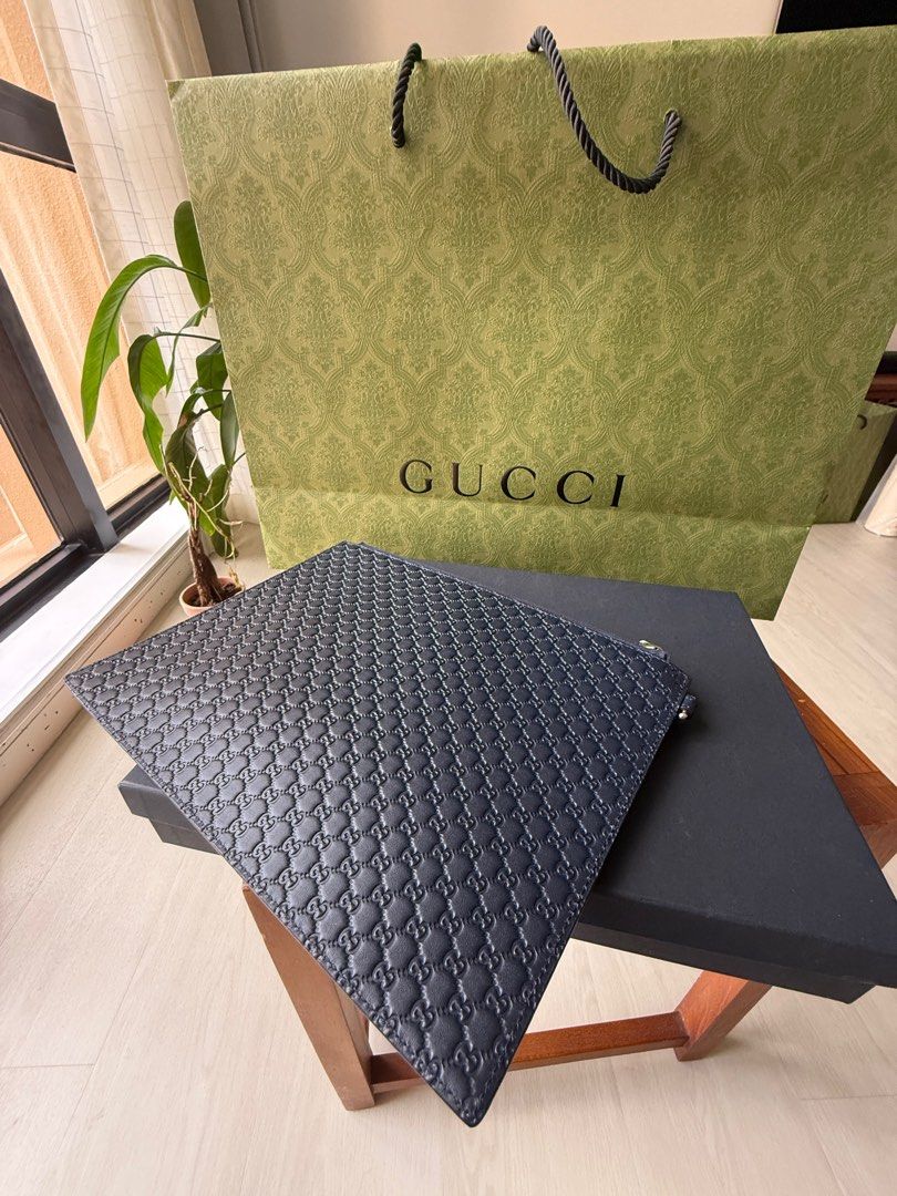 Gucci monogram clutch bag Luxury Bags Wallets on Carousell