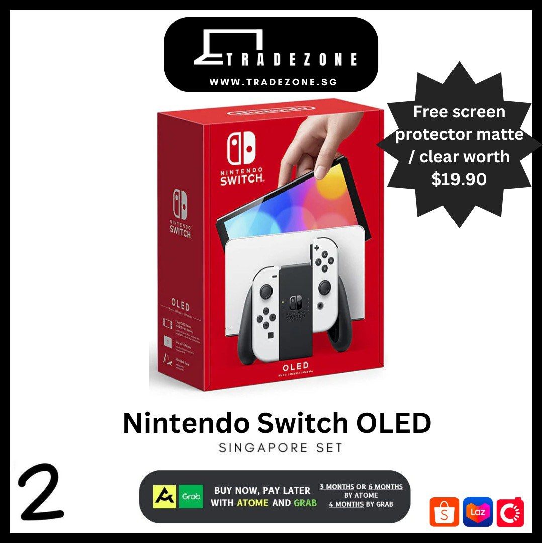 ⭐️INSTALMENT - Nintendo Switch OLED/ Gen 2/ Gen 1/ Switch Lite🇸🇬 🇯🇵 (open to trade in PS4 / PS5 / Xbox series s x / Nintendo Switch / Asus Rog Ally / Steam Deck OLED / Lenovo Legion Go) 63107700608129112