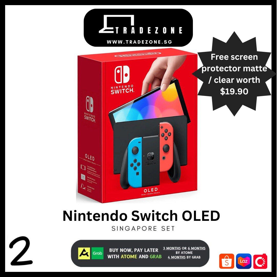⭐️INSTALMENT - Nintendo Switch OLED/ Gen 2/ Gen 1/ Switch Lite🇸🇬 🇯🇵 (open to trade in PS4 / PS5 / Xbox series s x / Nintendo Switch / Asus Rog Ally / Steam Deck OLED / Lenovo Legion Go) 63107700608129111