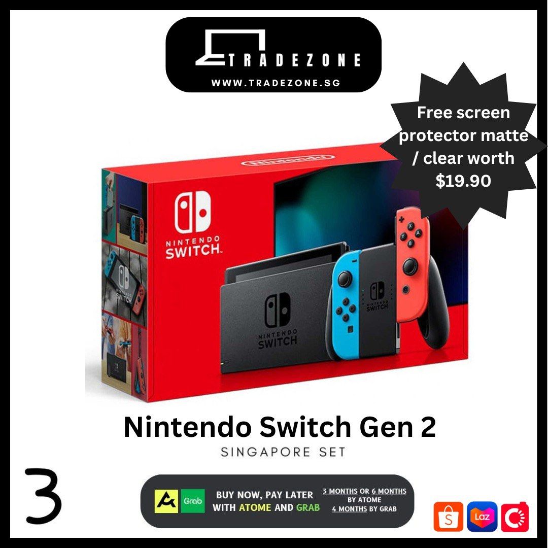 ⭐️INSTALMENT - Nintendo Switch OLED/ Gen 2/ Gen 1/ Switch Lite🇸🇬 🇯🇵 (open to trade in PS4 / PS5 / Xbox series s x / Nintendo Switch / Asus Rog Ally / Steam Deck OLED / Lenovo Legion Go) 63107700608129114