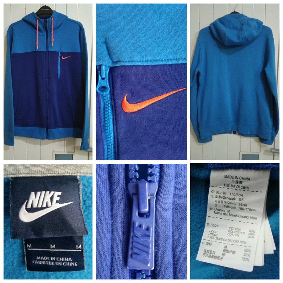 Jaket Sweater Hoodie Nike Original Fesyen Pria Pakaian Baju Luaran di Carousell
