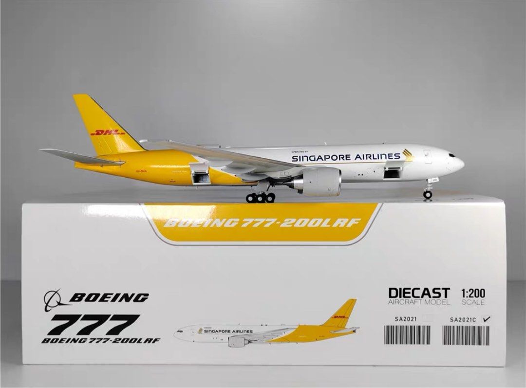 JC Wings 1:200 シンガポール航空 DHL B777F 9V-DHA JC Wings 1:200 シンガポール航空 DHL B777F 9V-DHA - メルカリ
