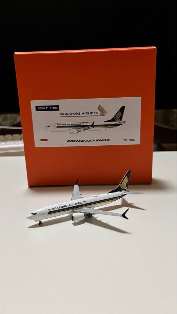 Jcwings シンガポール航空 737MAX8 9V-MBA 1400 9V-MBA | Boeing 737-8