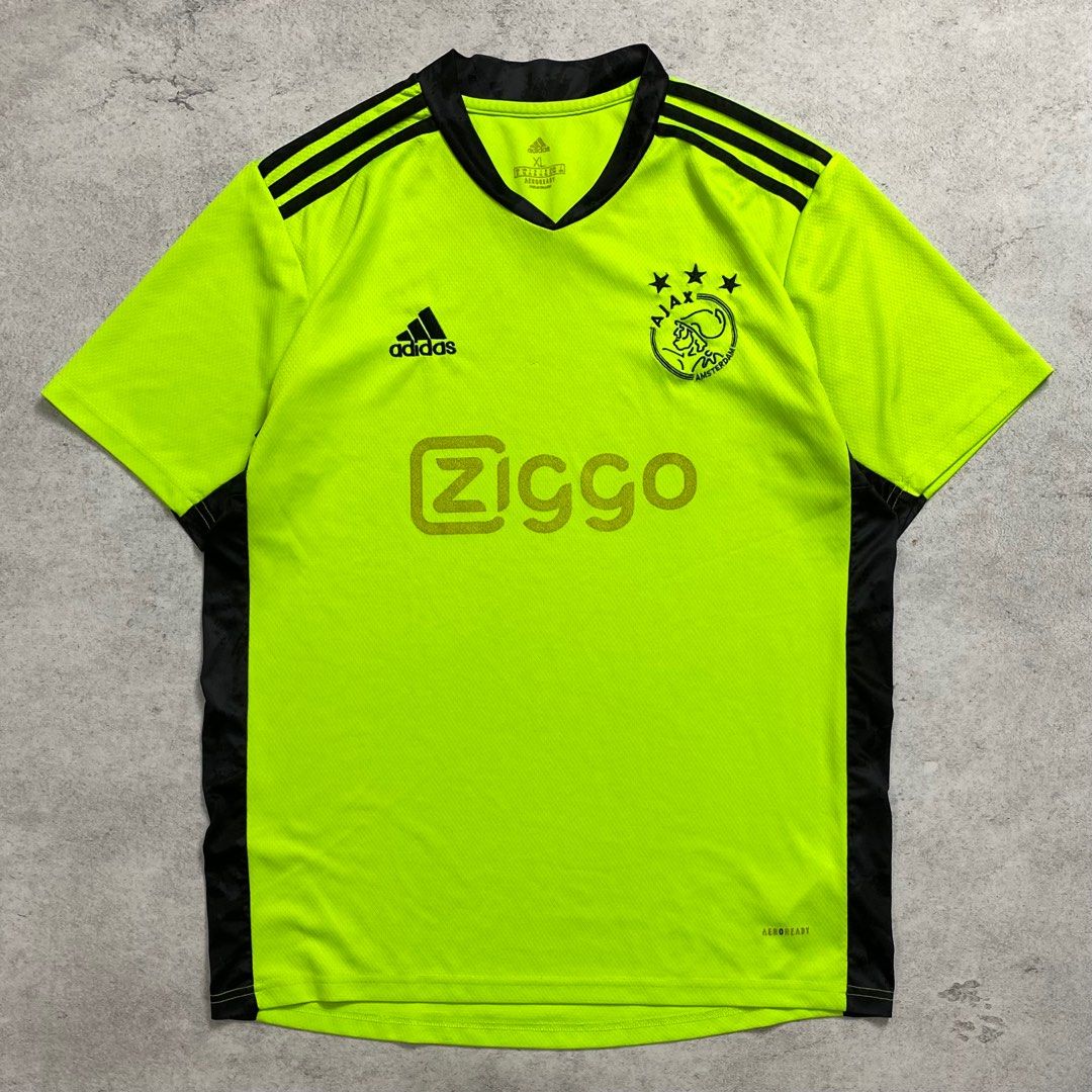 【新品】アヤックスAjax-adidas jersey green Adidas Amsterdam Ajax 2019/20 Kit Green Jersey Men's Size S