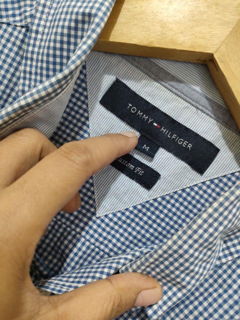 Kemeja Tommy Hilfiger Gingham Tommy Hilfiger Men Gingham Checks