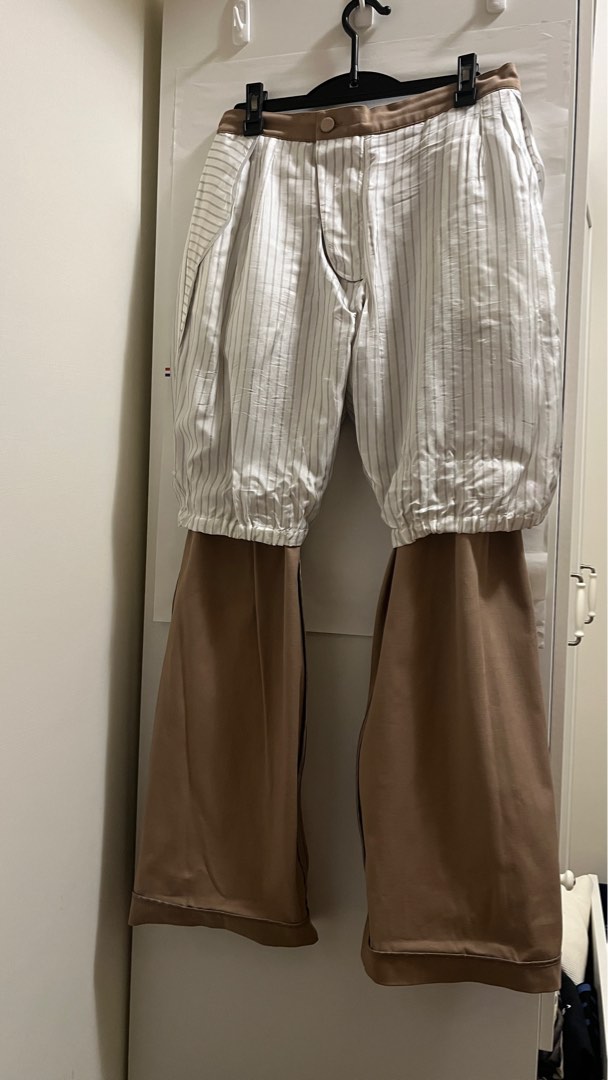 Kiko Kostadinov 23SS ORMA REVERSIBLE TROUSER グレー×グリーン