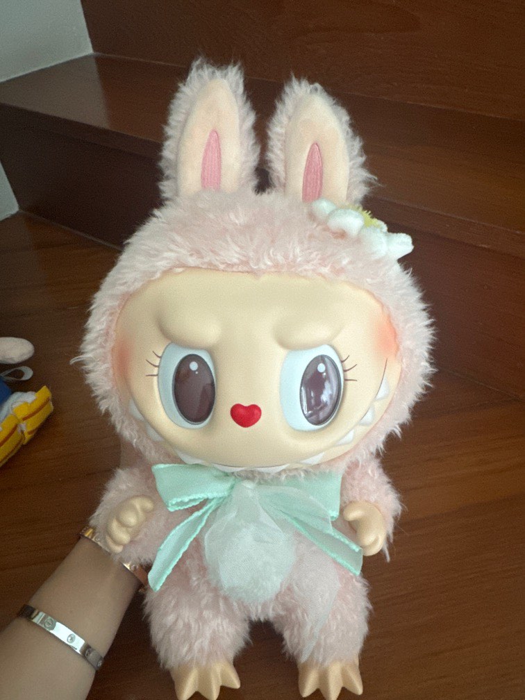 Labubu Mokoko Close to Sweet Vinyl Plush Doll 38cm, Hobbies