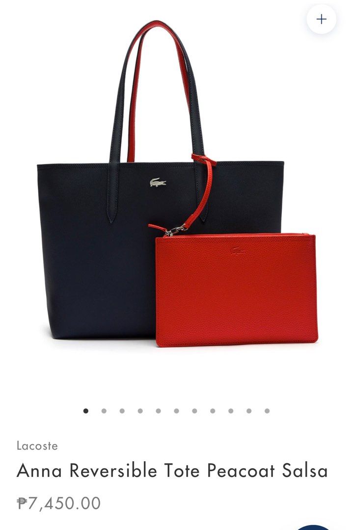 Lacoste reversible tote hotsell