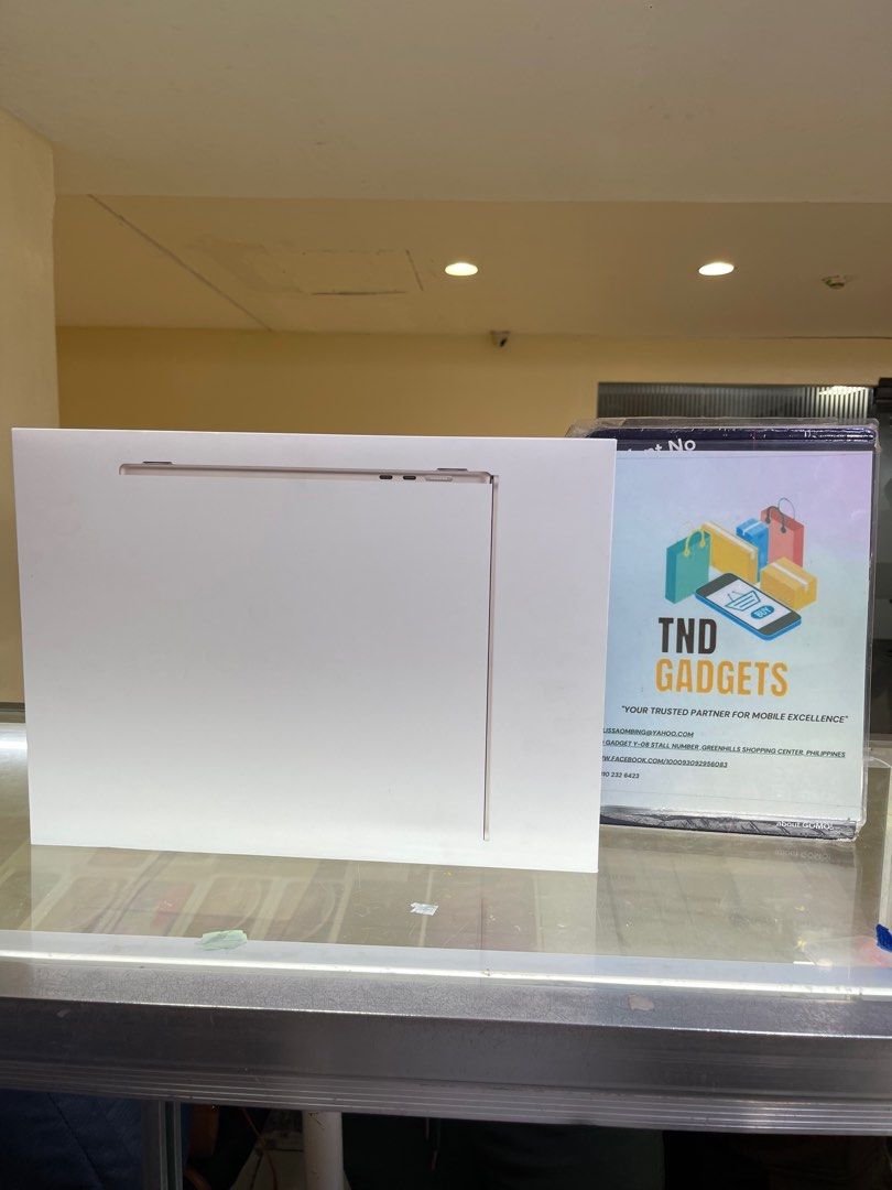 Macbook Air m2 15 inch (Category: Laptops & Notebooks) located in Pasig City. Submitted by melissaomb01623 (Listing ID 1335761914, Image 1). Description: Macbook Air m2 15 inch NTC Approve Brand new sealed 256gb -56,000 512gb -63,000 ✅1 Year Apple Warranty ✅7 Days Replacement ✅Never Open Never Activated 📌pick up store in greenhills shopping center 📌we do cod in metro manila and near provinces just add sf only 📌we ship nationwide via LBC 📌we a