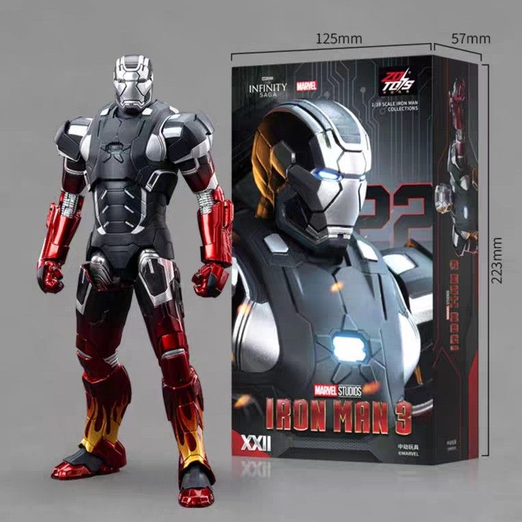 in stock* ZD Toys Iron Man Mark XXII 22 Hot Rod Iron Man 3, Toys