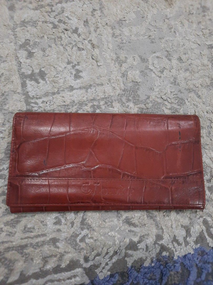 Nego Authent Charles Louvier Leather, Barang Mewah, Tas Dompet