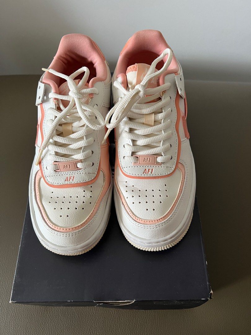 nike air force coral pink