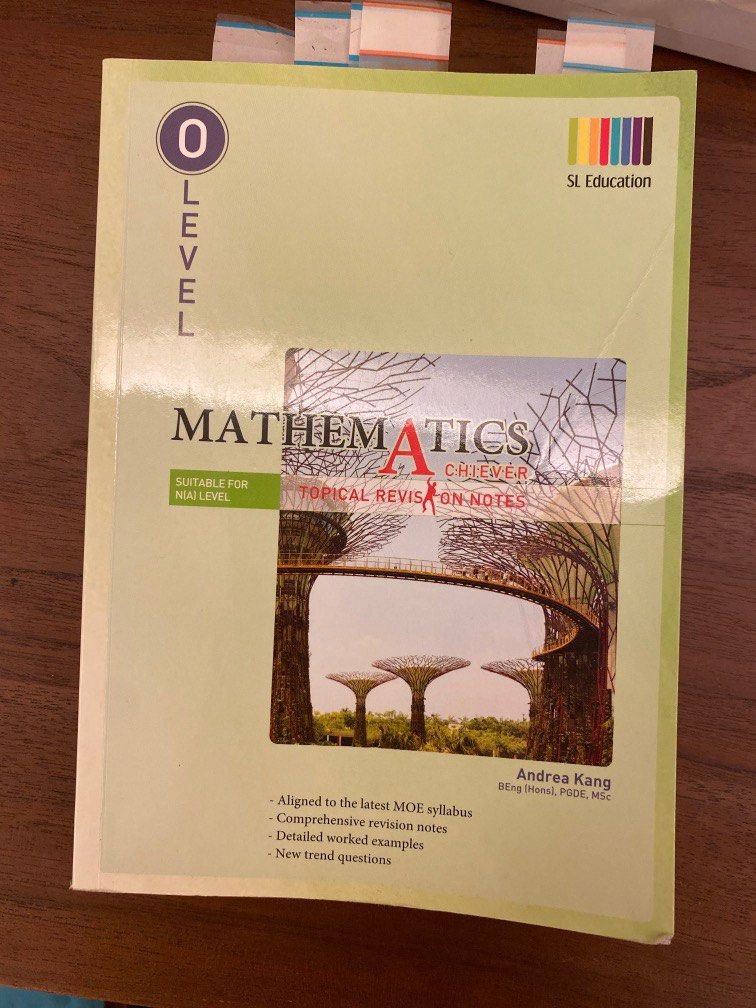 O level E math revision notes (Category: Assessment Books) located in Singapore. Submitted by bobiwan (Listing ID 1335718324, Image 1). Description: a few highlights and scribbles! but quite good condition, not for fussy. helped me get that A1 for math! .