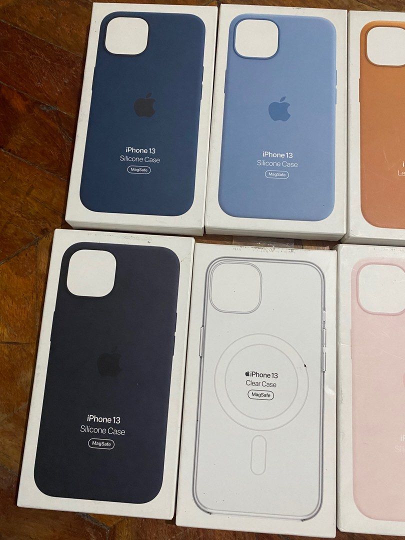 Original Apple Silicone MagSafe Case for iPhone 13 (Category: Cases & Sleeves) located in Manila. Submitted by razelysonn (Listing ID 1335776085, Image 2). Description: 101% Original, FIXED PRICE BELOW SRP Price list: Clear - SOLD PINK SILICONE - SOLD BLUE FOG SILICONE - SOLD Silicone - 1,700 Golden brown Leather - 1800.
