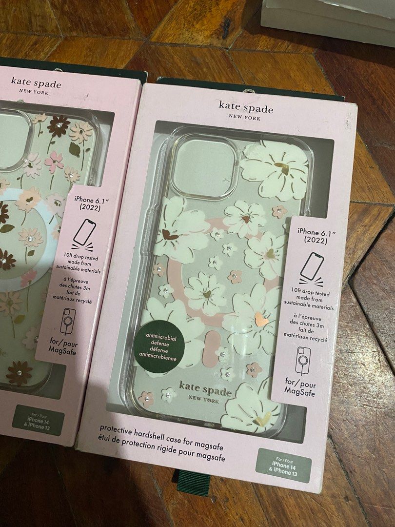 Original Kate Spade MagSafe Case for iPhone 13 / 14 (Category: Cases & Sleeves) located in Manila. Submitted by razelysonn (Listing ID 1335775255, Image 3). Description: 101% Original, FIXED PRICE BELOW SRP .