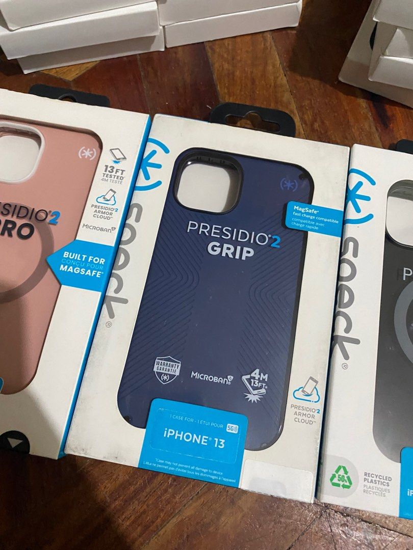 Original Speck Presidio for iPhone 15 / 14 / 13 (Category: Cases & Sleeves) located in Manila. Submitted by razelysonn (Listing ID 1335774191, Image 3). Description: All Original, 101% Price list: Grip - 1500 each Presidio 2 Pro - 1600 each .