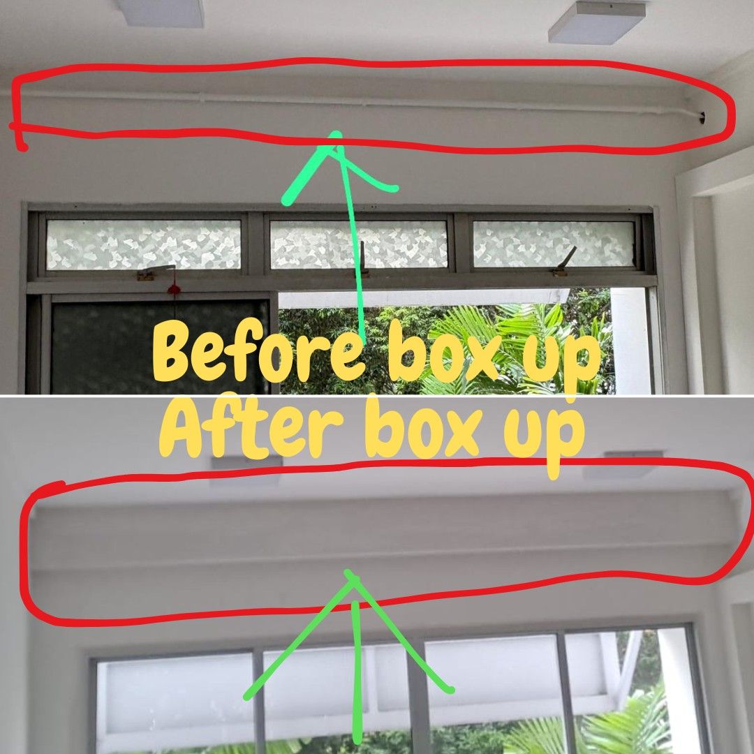 Pipe box up|Toilet pipe box up|Kitchen pipe box up|Small gas pipe box ...