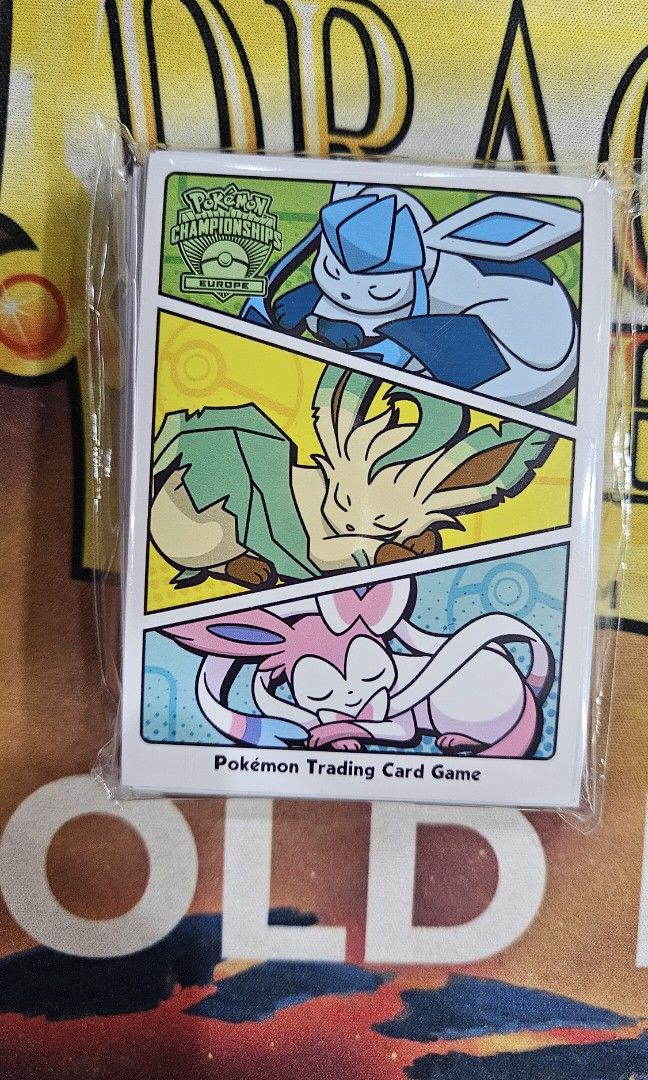 Pokemon TCG - Europe Championship Card Sleeves (Glaceon , Leafeon , Sylveon), Hobbies & Toys, Toys & Games on Carousell Pokemon TCG - Europe Championship Card Sleeves (Glaceon , Leafeon , Sylveon), Hobbies & Toys, Toys & Games on Carousell