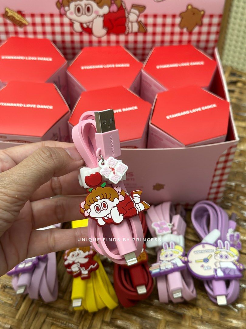 popmart standard love dance iphone cable (Category: Chargers & Cables) located in Cavite. Submitted by mylittlechicshop (Listing ID 1335771619, Image 2). Description: Standard Love Dance Daily Work Series-Cable Line (Super cute 🍒🍒🍒) ‼️Cable for Iphone 🍒Silicon/TPE 🍒39.3 inches/100 cm 💯guaranteed original from Macau on hand and ready to ship.