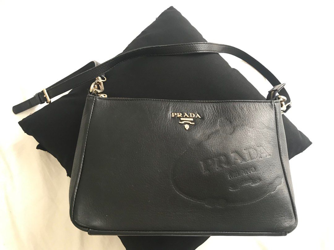 Prada Sling Bag & Longchamp Bag Large (Category: Luxury Bags & Wallets) located in Makati City. Submitted by laineycops (Listing ID 1335711278, Image 1). Description: Set ㅡ price for 2 Prada (KO) S-M Longchamp (AUTH) L (yellowing from storage) Lightly used Min. wear from storage DM for more pics for sure buyers only SOLD AS IS RFS: decluttering read 'about' on profile.