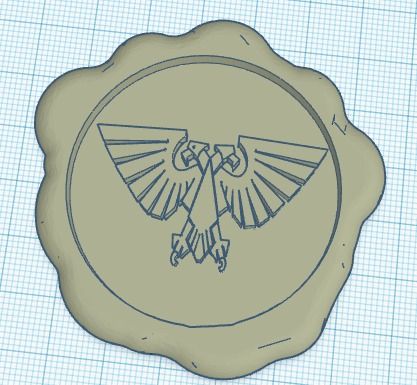 Purity Seals magnet badge (Category: Art & Prints) located in Taguig. Submitted by sunmaker (Listing ID 1335767866, Image 3). Description: Resin Printed WH40K Purity Seals I print these myself. Still working on the other designs. The back has space for a 20mm x 20mm magnet, ideally under 3mm thick. I use neodynium magnets to use one as a hood ornament. I could include the magnet, just let me know. Made to order, usually 2-3 days. I can paint them