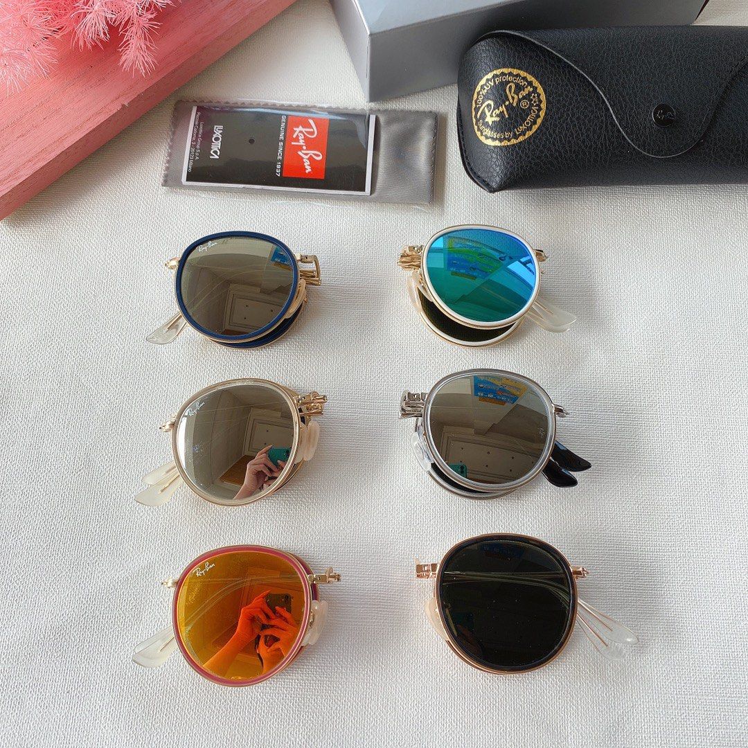 RayBan Fold Sunglasses For Unisex Colour Available Authentic