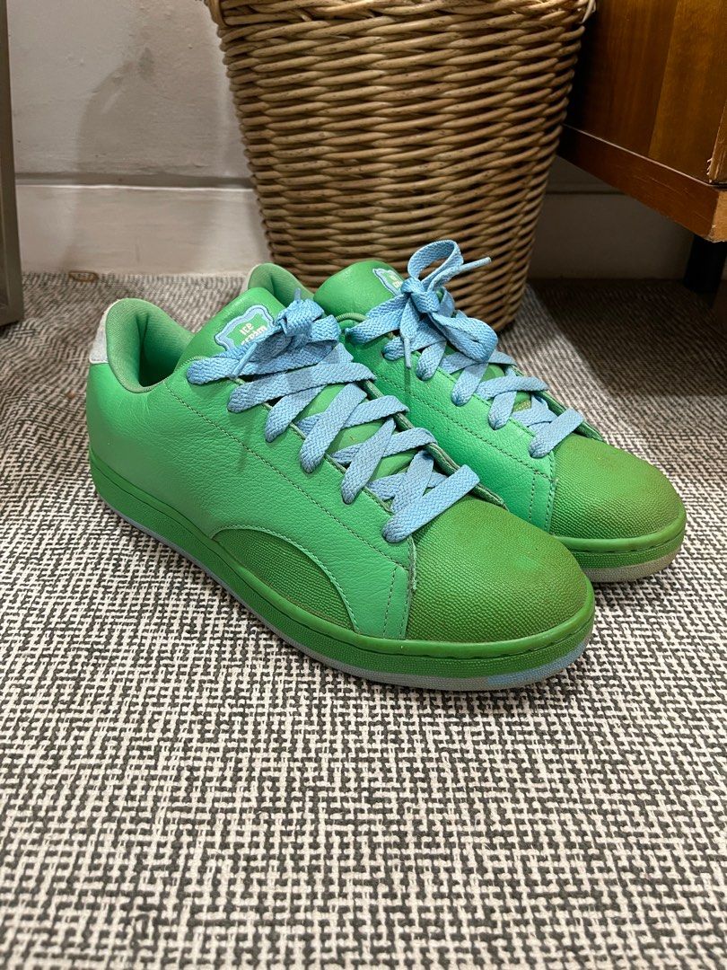Reebok x BBC x Pharrell Williams Board Flip 2 Ice Cream Island Green EU 44.5 Fesyen Pria Sepatu Sneakers di Carousell
