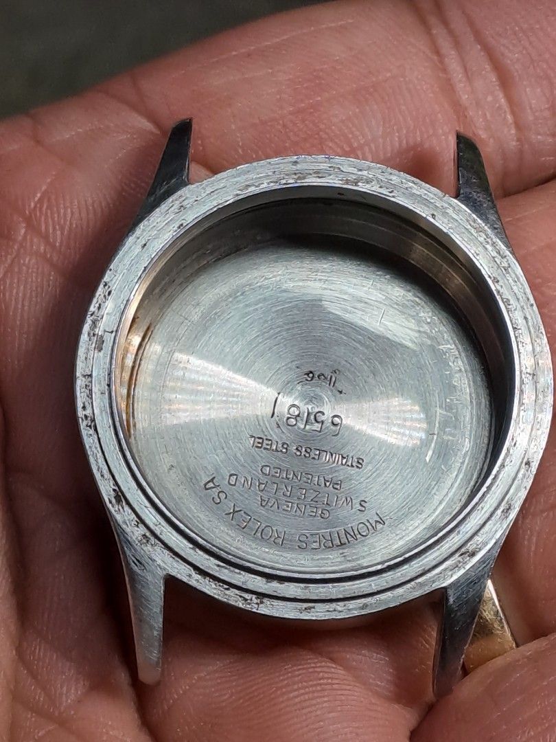 Rolex vintage (Category: Luxury Watches) located in Quezon City. Submitted by mastervintage (Listing ID 1335681576, Image 2). Description: rolex case parts vintage year 1956 34mm.
