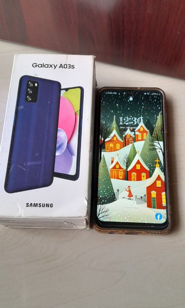 Samsung A03S (Category: Samsung) located in Taguig. Submitted by javinmonkiel (Listing ID 1335642580, Image 1). Description: For Sale: Samsung A03S Selling my son’s Samsung A03S. It’s running smoothly with no issues internally, and all specs are in the photos I posted. The only minor flaw is a crack on the back camera glass, but it doesn’t affect the function or photo quality. Let me know if you’re interested! Loc: Taguig.