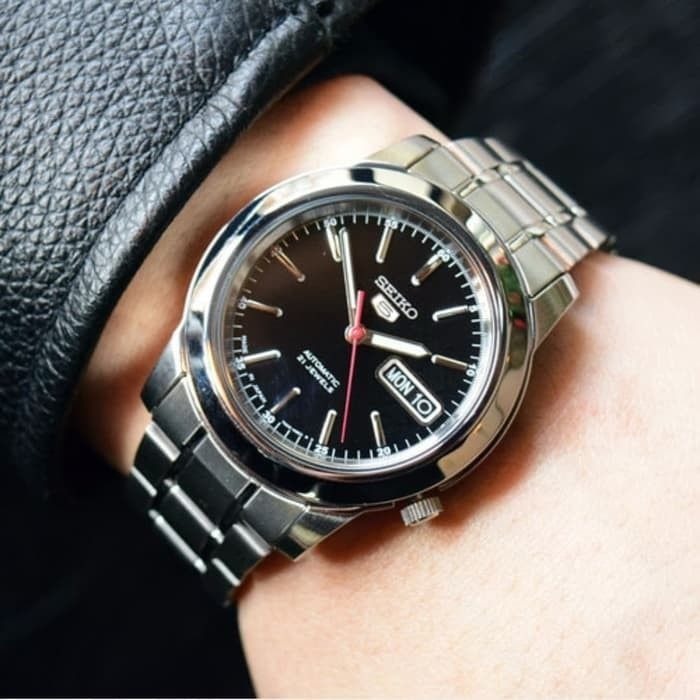Seiko 5 SNKE53 Men Automatic Black Dial Stainless Steel Watch snke53 snke53k snke53k1 Brand New In Box Men s Fashion Watches Accessories Watches on Carousell