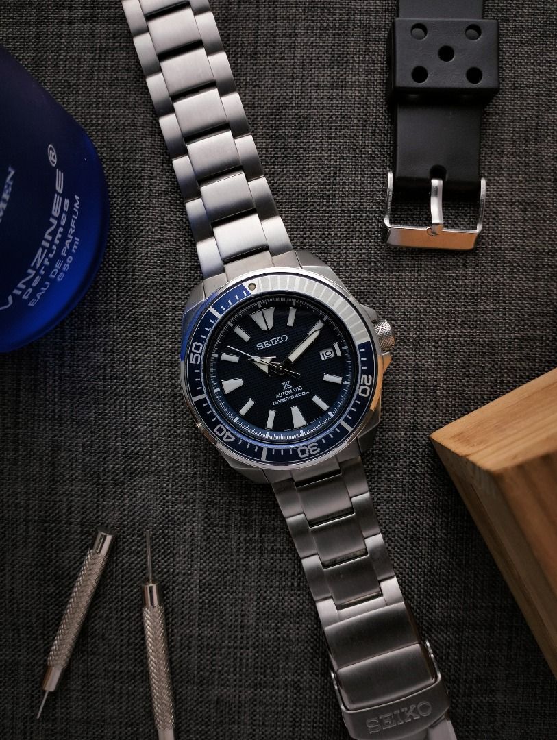 Seiko Prospex SRPB49K Blue Waffle Samurai