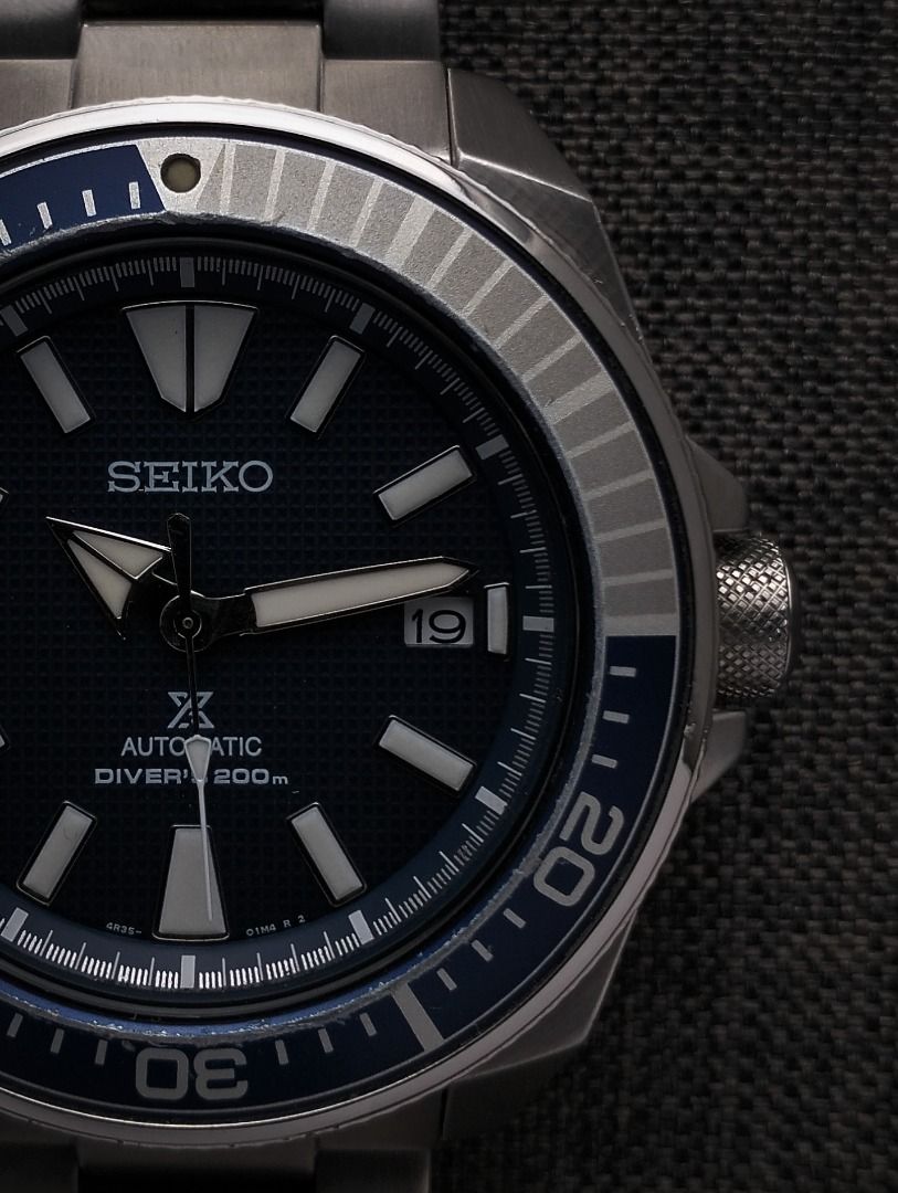 Seiko Prospex SRPB49K Blue Waffle Samurai